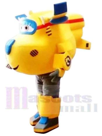 Super Wings Karikatur Süßer Donnie Maskottchen Kostüm