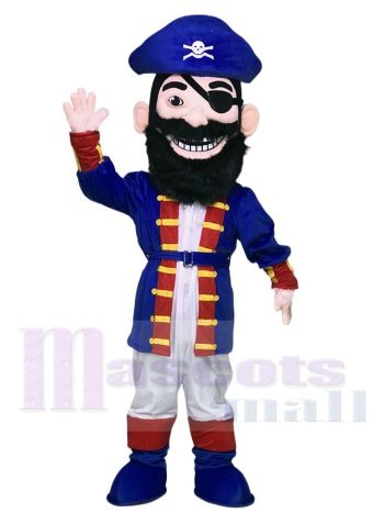 Neuer Redbeard Pirat in den blauen Maskottchen Kostümen
