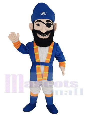 Pirat maskottchen kostüm