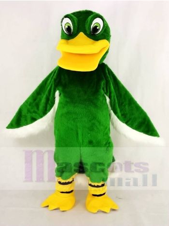 Komisch Grün Ente Maskottchen Kostüm Schule