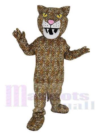 Jaguar maskottchen kostüm