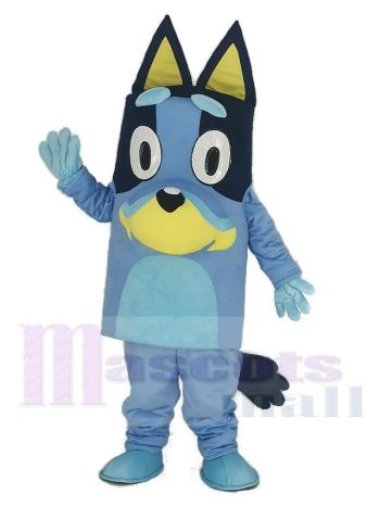 Bluey Hund maskottchen kostüm
