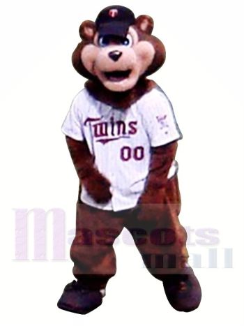Baseball Braunbär Maskottchen Kostüm
