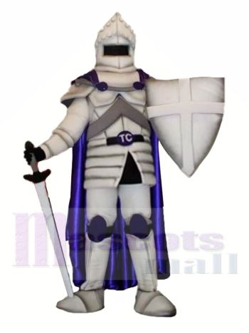 Kommandant Ritter Maskottchen Kostüm