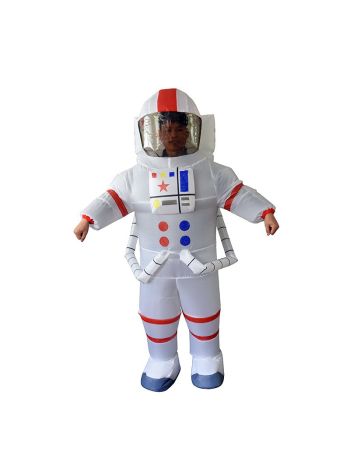 Astronaut Aufblasbar Kostüm Raumfahrer Schick Schlag oben Bodysuit zum Erwachsene