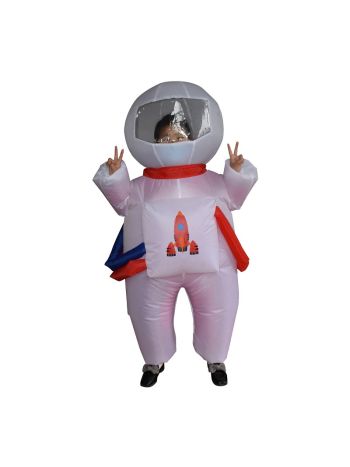 Niedlich Astronaut Raumfahrer Aufblasbar Kostüm Schlag oben Bodysuit zum Kind