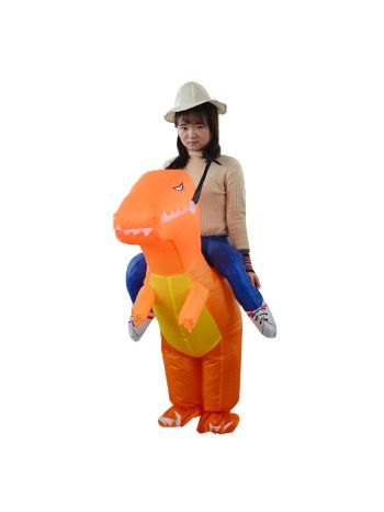 T-Rex Dinosaurier Tragen Mir Reiten Auf Aufblasbar Kostüm Halloween Weihnachten Zum Teenager