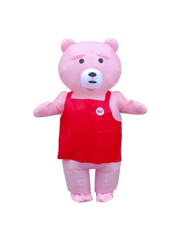 Rosa Teddy Bär Aufblasbar Kostüm Halloween Weihnachten Cosplay Kostüm