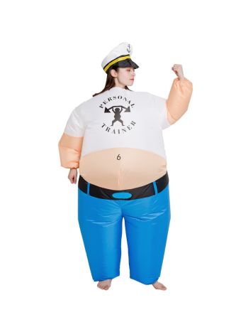 persönlich Trainer Aufblasbar Kostüm das Matrose Mann Cosplay Kostüm zum Erwachsene Weiblich