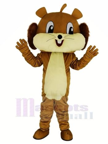 Süß Braun Eichhörnchen Maskottchen Kostüm Tier