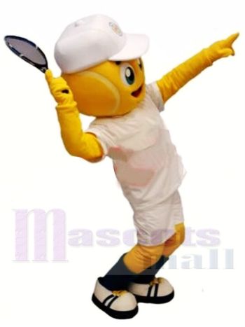 Tennisjunge Maskottchen Kostüm