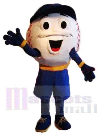 Glücklicher Baseball Maskottchen Kostüm