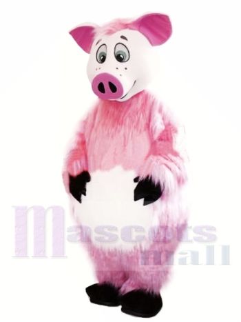 Schönes rosa Schwein Maskottchen Kostüm