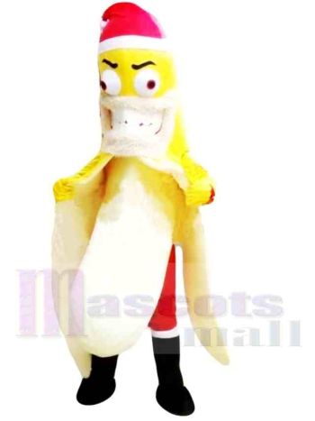 Weihnachtsbanane Maskottchen Kostüm