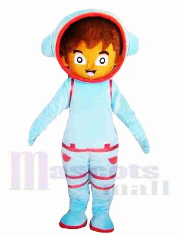 Blauer Astronaut Maskottchen Kostüm