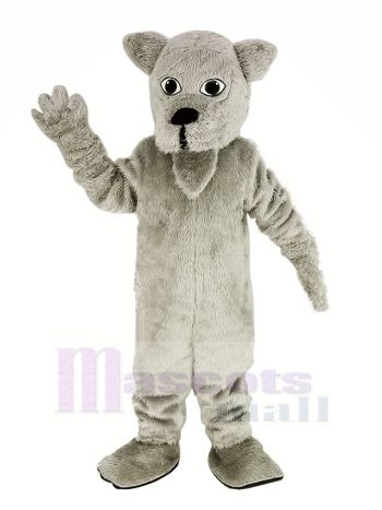 Behaart Weiß Scottie Hund Maskottchen Kostüm Tier