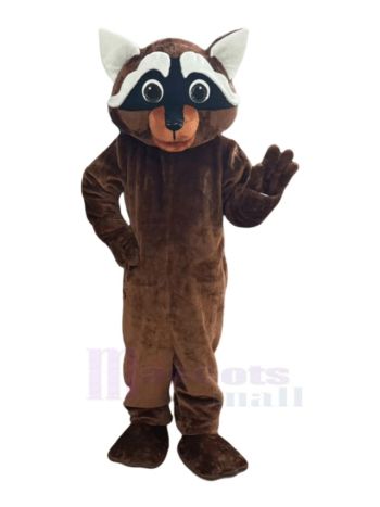 Freundlicher Waschbär Maskottchen Kostüm