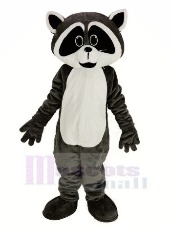 Grau Bräunen Robbie Waschbär Maskottchen Kostüm Tier