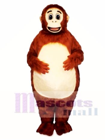 Fettsack Orang-Utan Maskottchen Kostüm