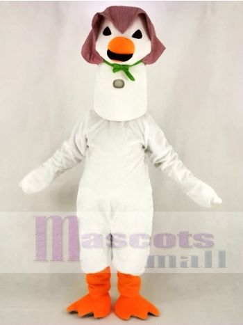 Weiß Mutter Gans Maskottchen Kostüm Schule