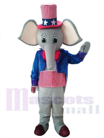 Elefant Maskottchenkostüm