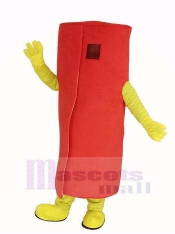 rot Teppich Maskottchen Kostüm
