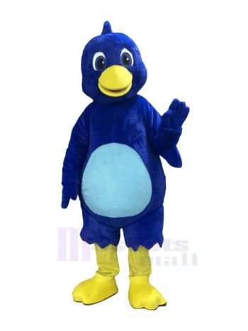 Fetter blauer Vogel Maskottchen Kostüme