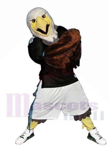 Sportlicher heftiger Adler Maskottchen Kostüm