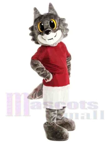 Super schöner Wolf Maskottchen Kostüm