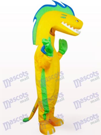 Eel In Yellow Clothes Ocean Mascot Costume