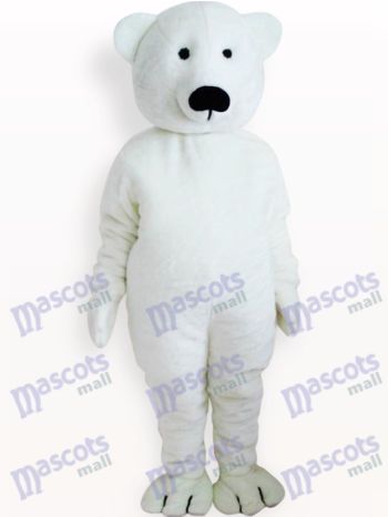 Weißer Bär Tier Erwachsener Maskottchen Kostüm
