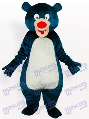 Blauer Bär Erwachsene Tierisches Maskottchen Kostüm