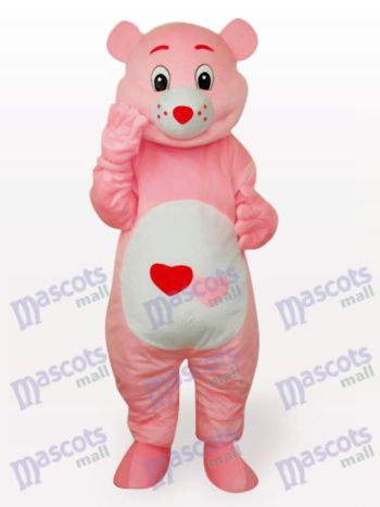 Rotes Herz Bär Anime Maskottchen Lustiges Kostüm