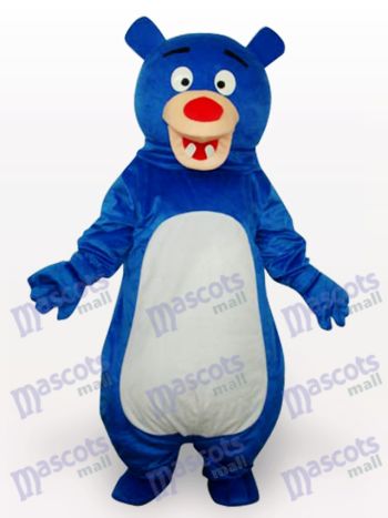 Blauer Bär Anime Maskottchen lustiges Kostüm