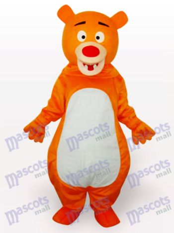Gelber Bär Anime Maskottchen Lustiges Kostüm