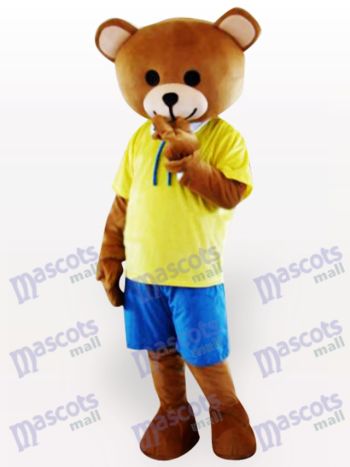Teddybär Maskottchen Kostüm für Erwachsene