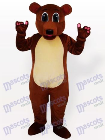 Braun bär Maskottchen Kostüm für Erwachsene