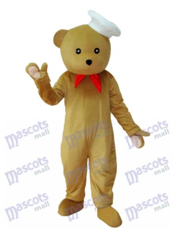 Chef Bär Maskottchen Erwachsene Kostüm Tier