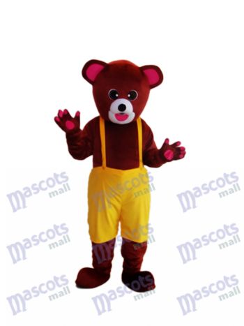 Braun bär Maskottchen Erwachsene Kostüm Tier