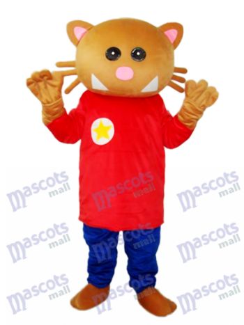 Stern Bär Maskottchen Erwachsene Kostüm Tier