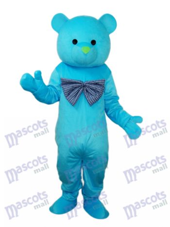 Glückliches blaues Bären Maskottchen erwachsenes Kostüm Tier