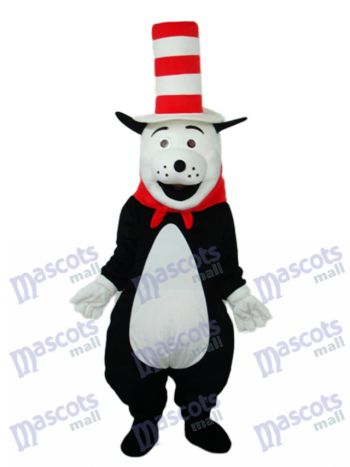 Bär mit Hut Maskottchen Erwachsene Kostüm Tier