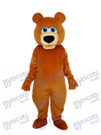 Seltsame Braunbär Maskottchen Erwachsenen Kostüm Tier