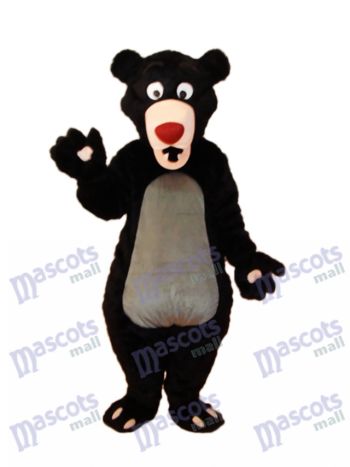 Schwarzbär Maskottchen Erwachsene Kostüm Tier