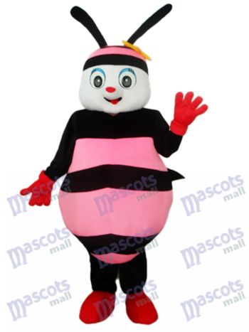 Black & Pink Bee Maskottchen Kostüm für Erwachsene Insekt