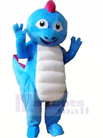 Groß Blau Drachen Maskottchen Kostüme Tier