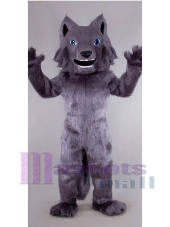 Großer schwarzer Wolf Maskottchenkostüm Tier