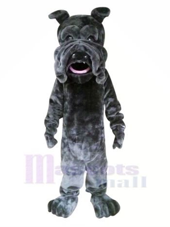 Schwarz Hund mit Groß Mund Maskottchen Kostüme Tier