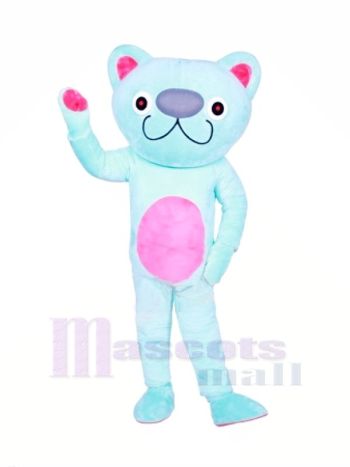 Süß Blau Katze Maskottchen Kostüme Tier
