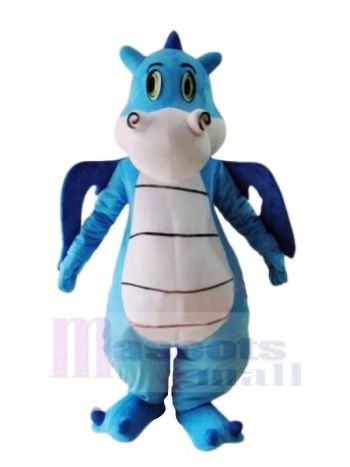 Süß Blau Dinosaurier Maskottchen Kostüme Tier